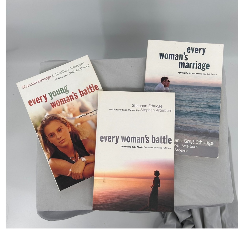 Every Womans Marriage Young Womans Battle by Shannon Etheridge‎ Lot of 3